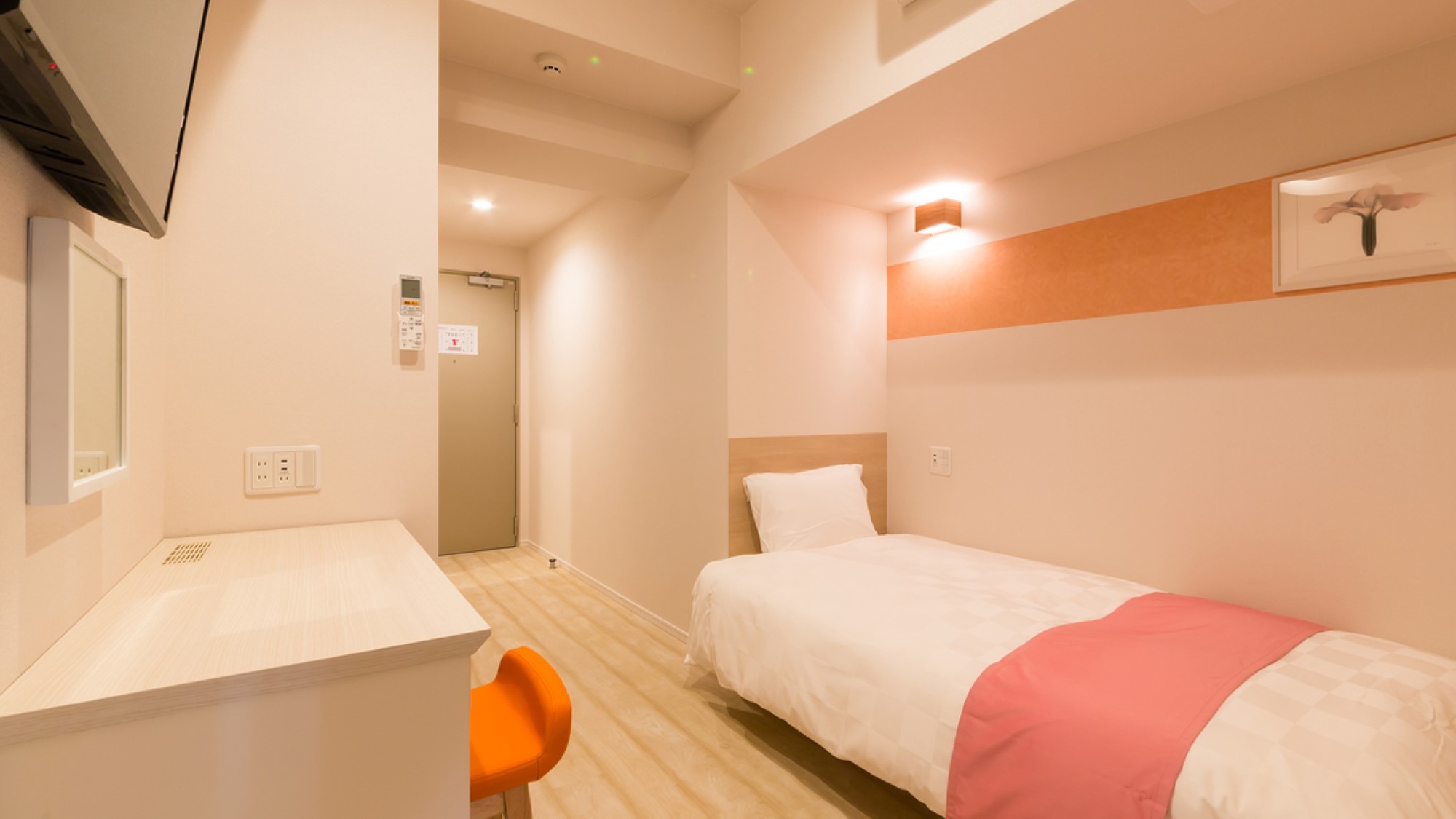 【シングル：Single Room】快適性を重視した客室