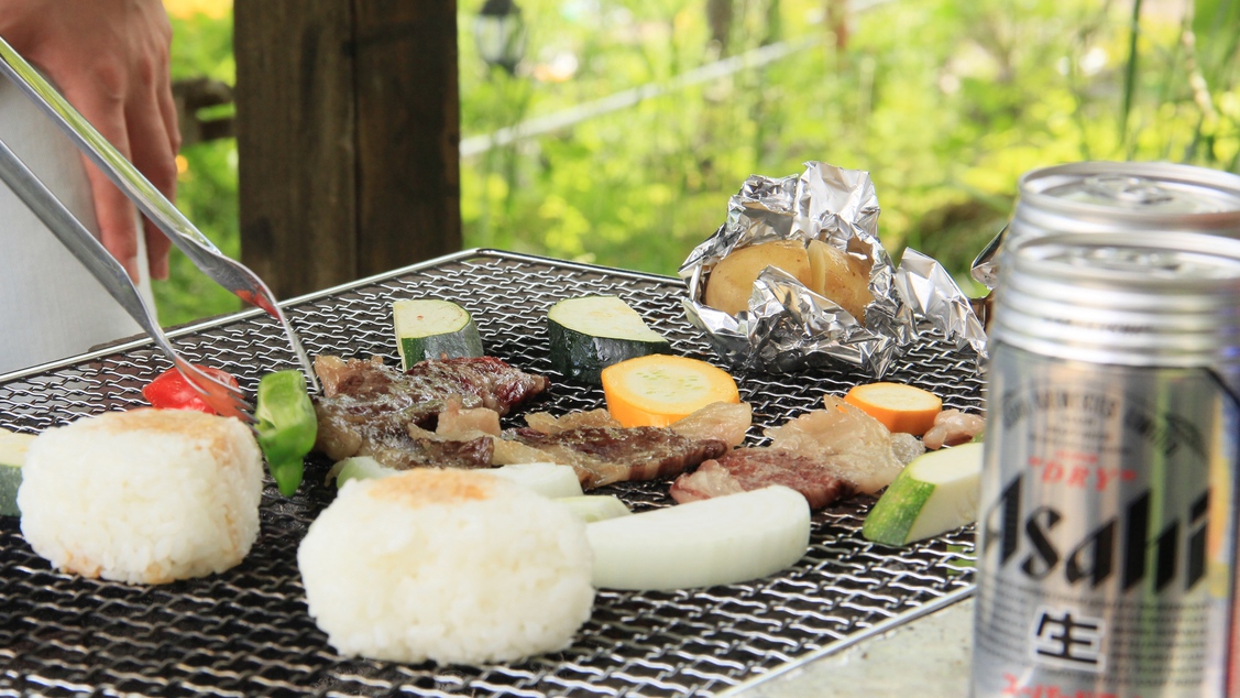 【昼BBQ】大自然の中でお昼にBBQ！夜はカジュアルフレンチを堪能♪一日一組限定   1泊3食付