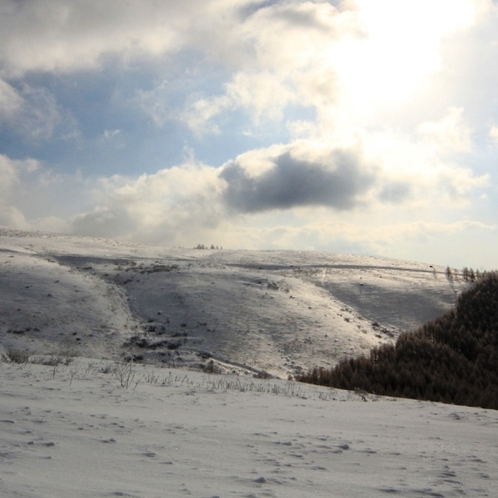 冬の車山高原