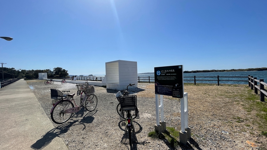 【佐久島】移動は自転車が大活躍