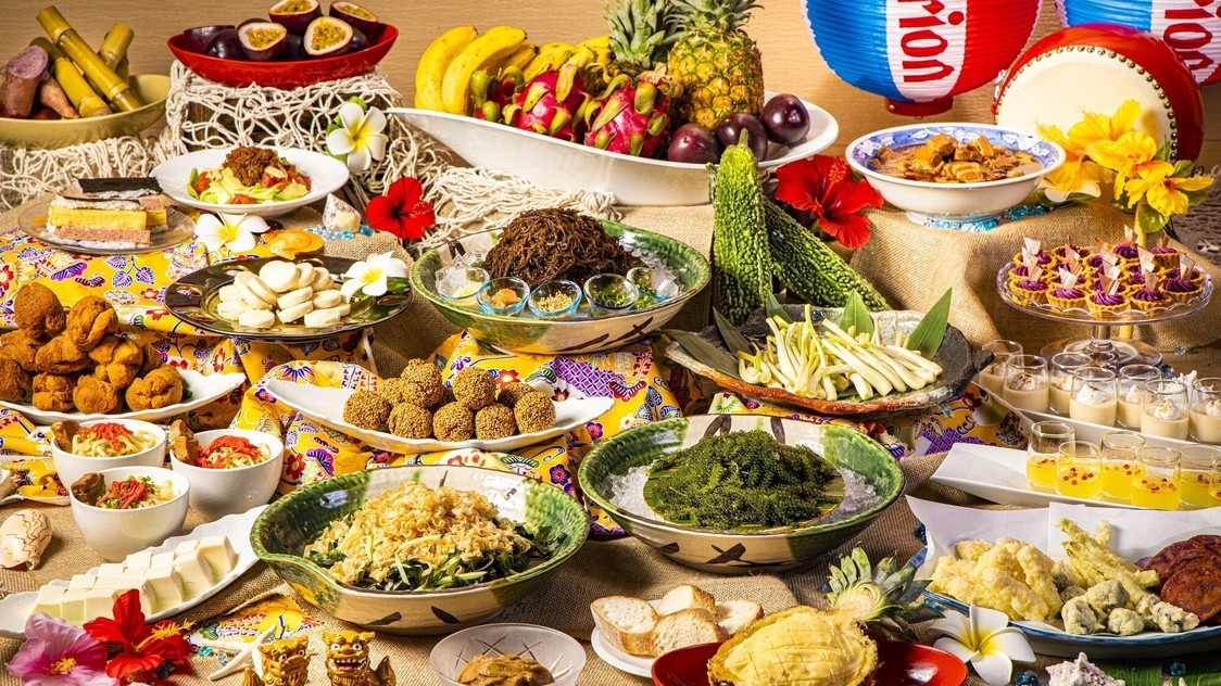 【手持ち花火付】プレミアムビュッフェ夕食後半〜湯あがり、夏灯り。天悠の夏宵〜ユネッサン入場券＆縁日券