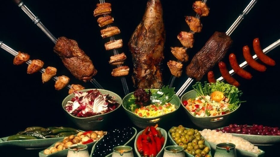 迫力のシュラスコグリル