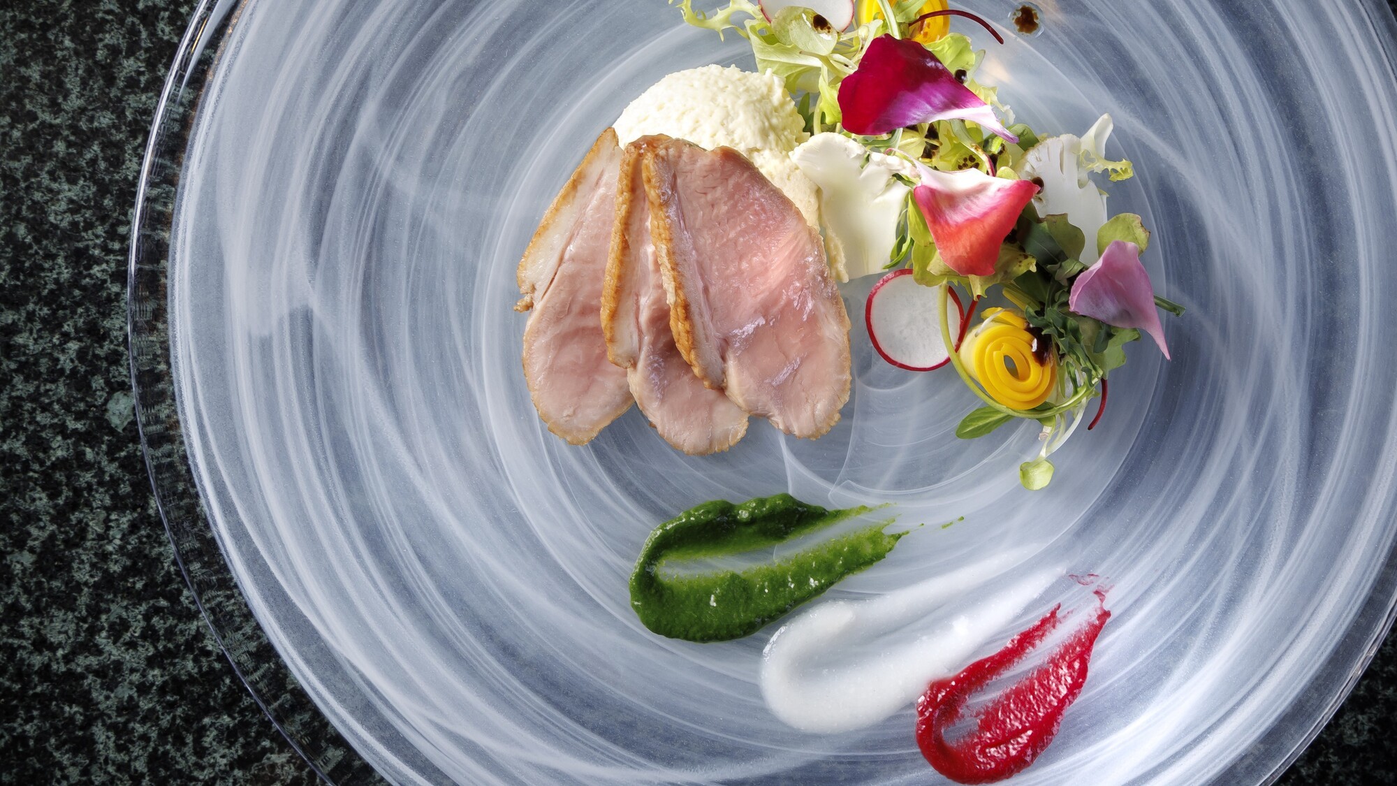 ガラスの森美術館コラボメニュー