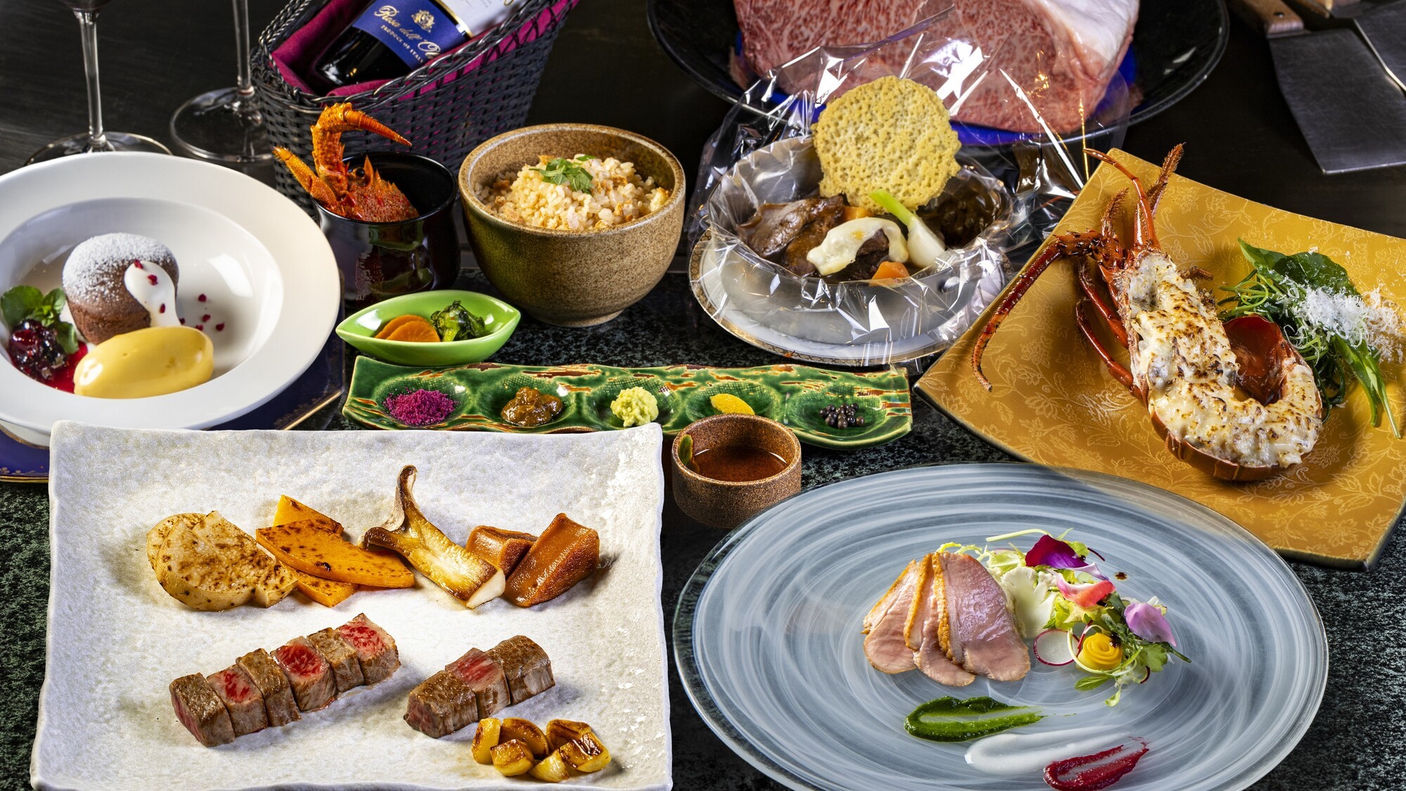 ガラスの森美術館コラボメニュー