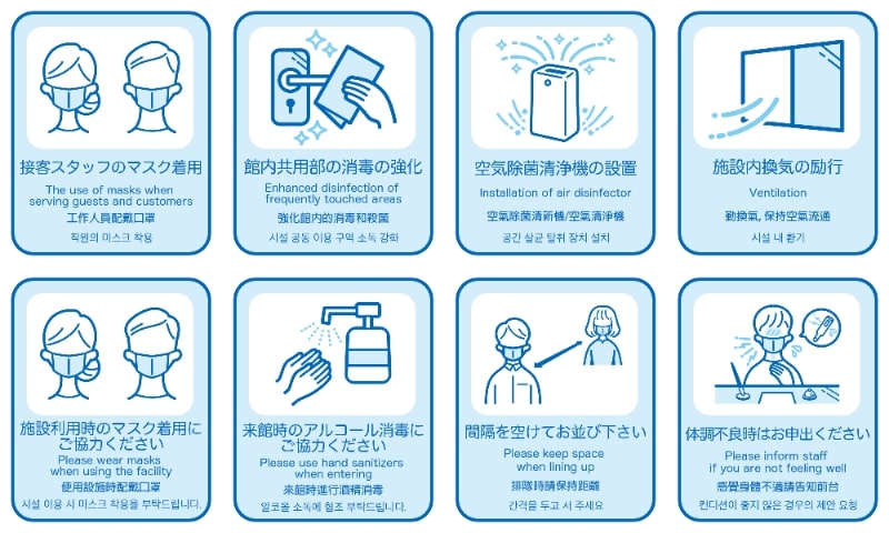 当館の新型コロナウイルス感染対策