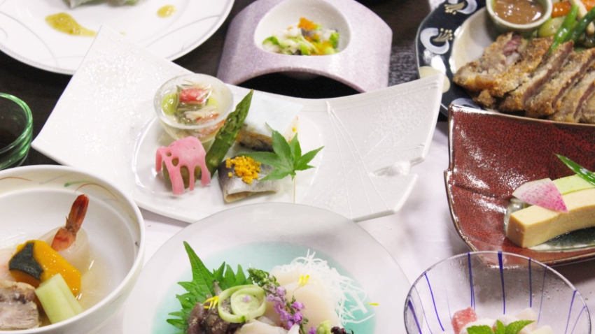 *福島が誇る農産物をふんだんに使った和⾷膳