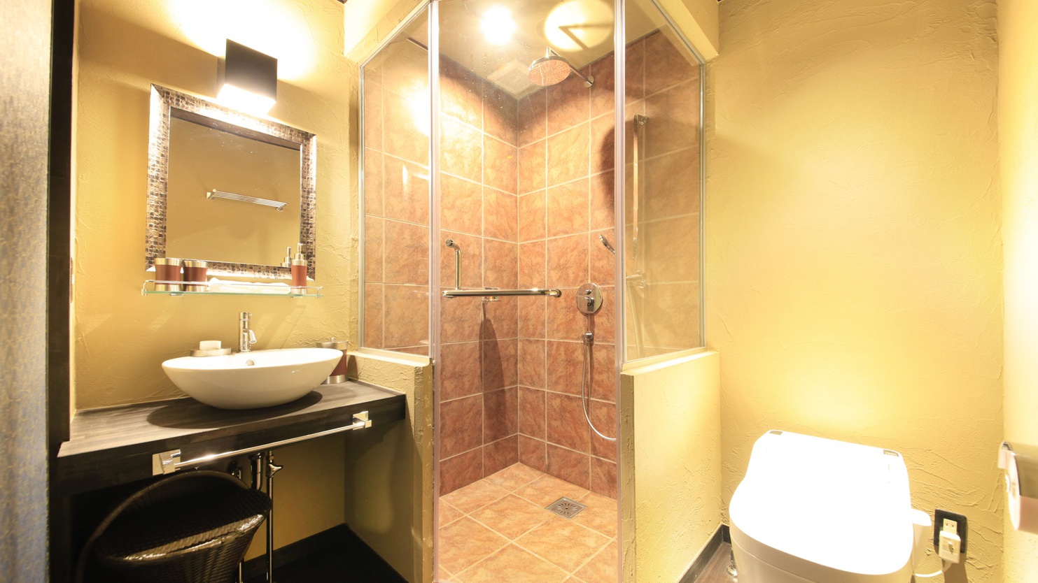 【和モダンクイーン】シャワーブース