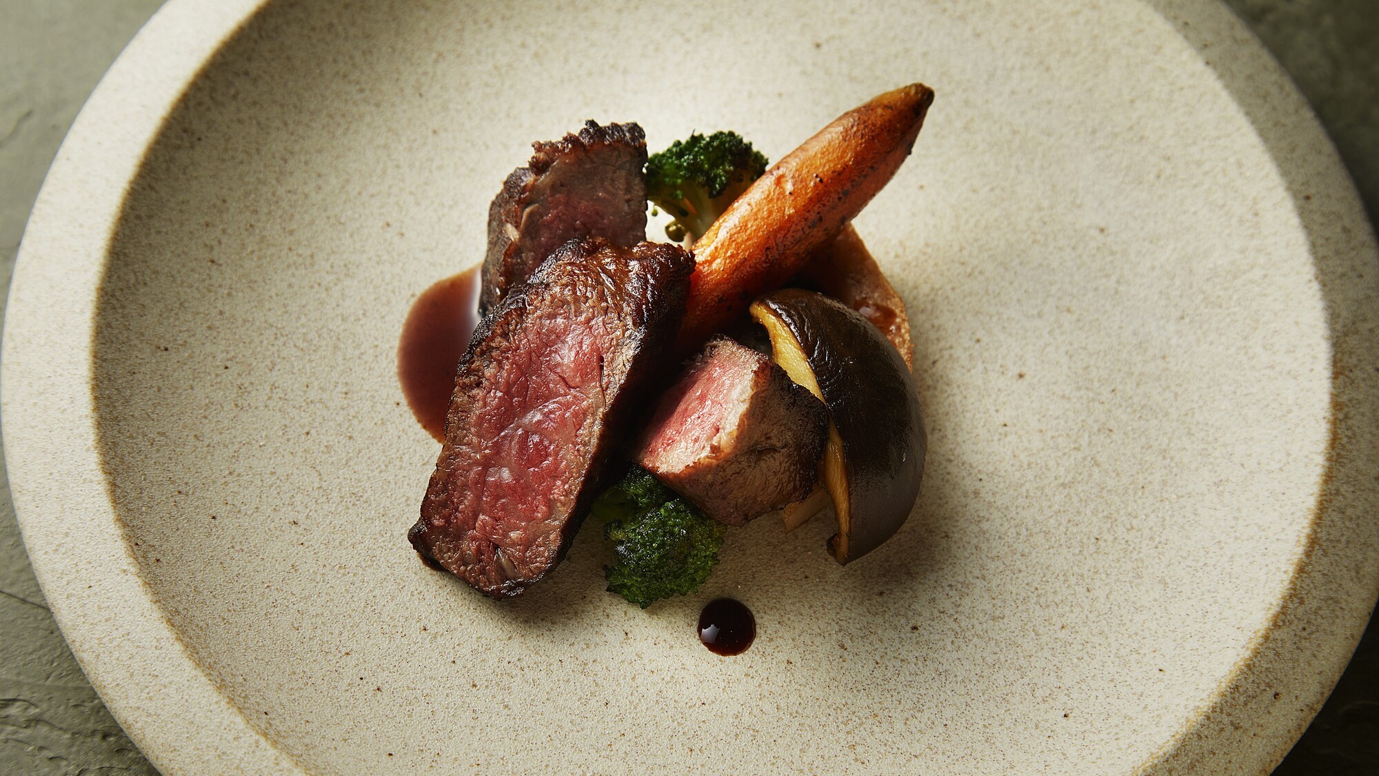 【夕食】薪焼きコースUpgradeメニューイメージ_WOODSIDE dining