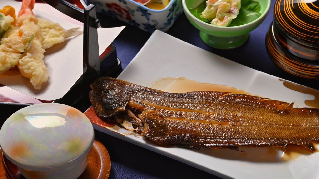 【メイン料理が選べる♪】和牛陶板焼き or 名物舌平目の煮付け　あなたはどっちを選ぶ？＜ 2食付き＞