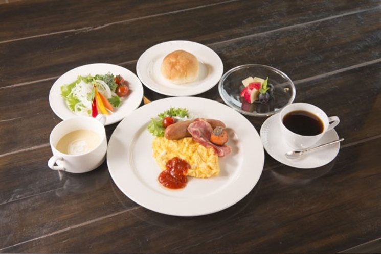 洋朝食　基本は和食の朝食ですが洋食希望のお客様は前日にお伝えくださいませ