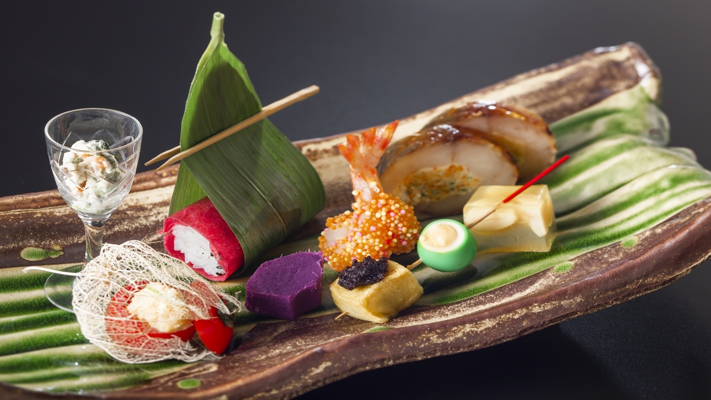 〓6月特選〓天使の海老麦蒸磯辺巻き揚げ、初夏の味覚を堪能する。料理長特選会席プラン