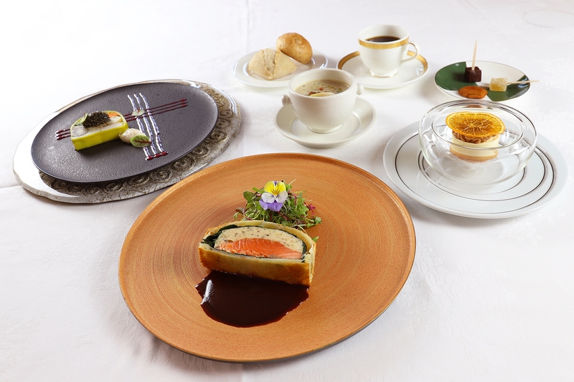 フレンチハーフコースディナー付プラン【宿泊ゲスト限定メニュー】゜・。・1泊2食付・。・゜ 