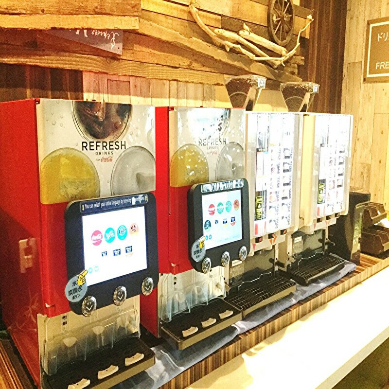 無料ドリンクバー画像①