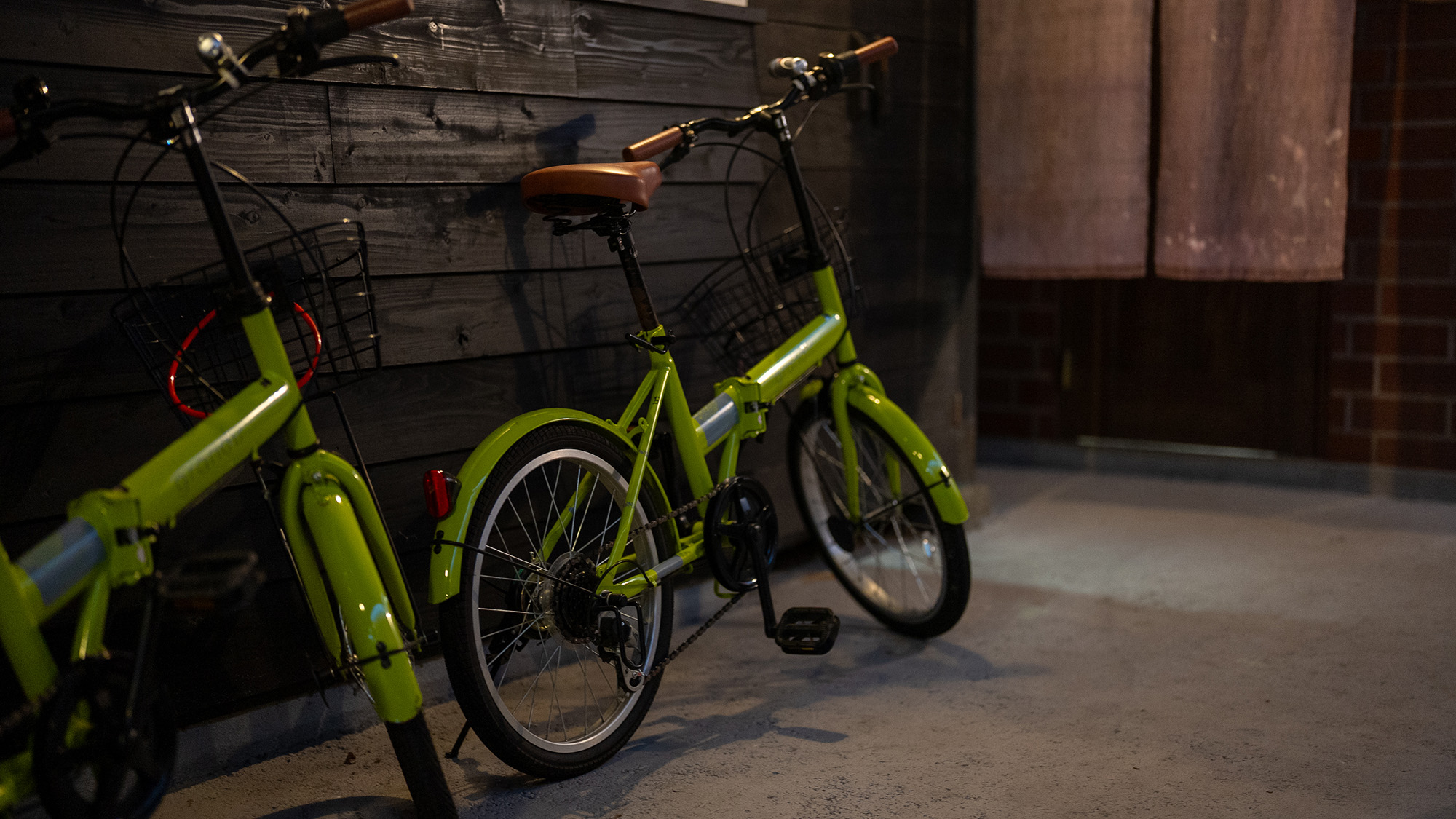 お客様にご好評いただいているレンタサイクル