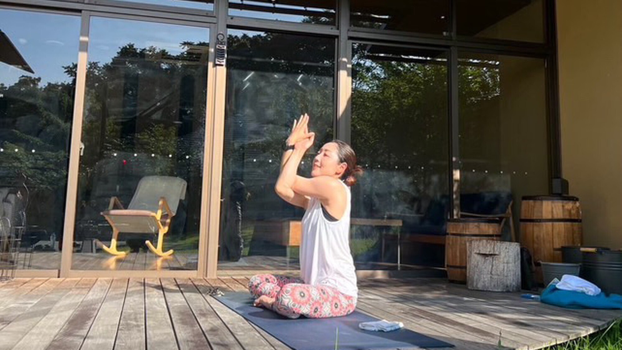 夏の新緑ヨガ体験付きプラン