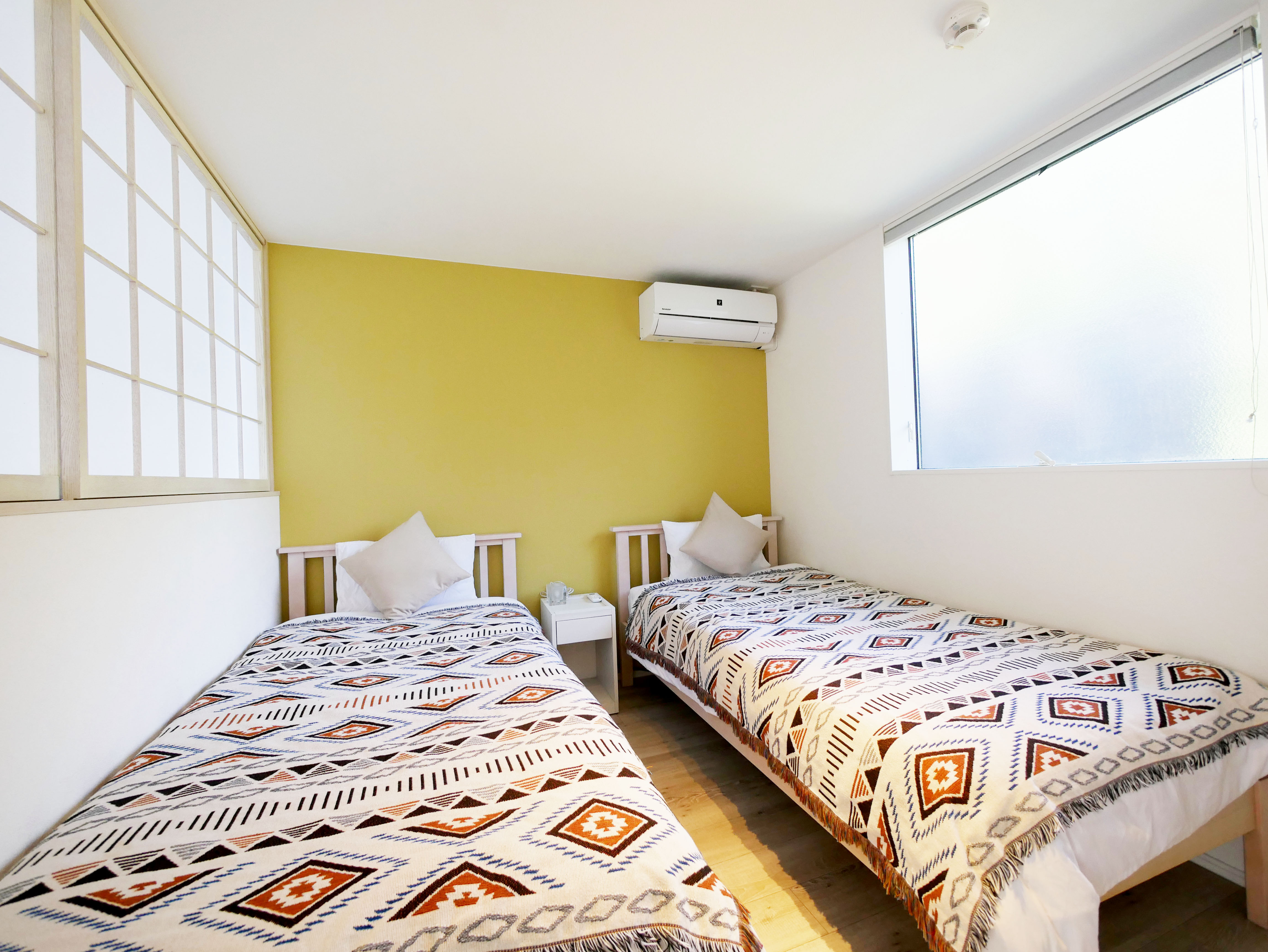 ２階建客室ベッドルーム