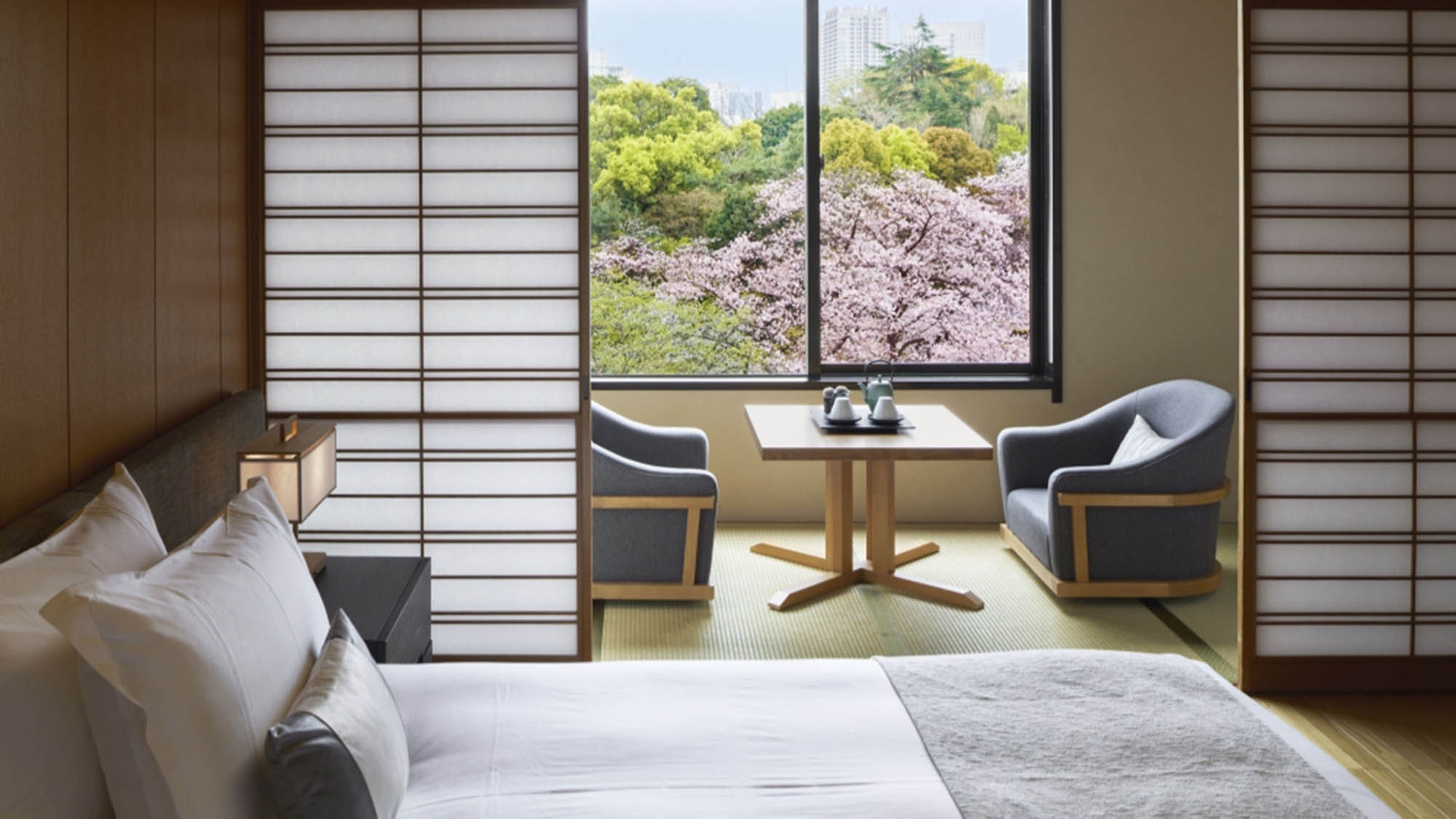 【春季限定】Sakura View Stay 都心の旅館で桜を愛でる旅（朝食＆ラウンジ利用特典付き）