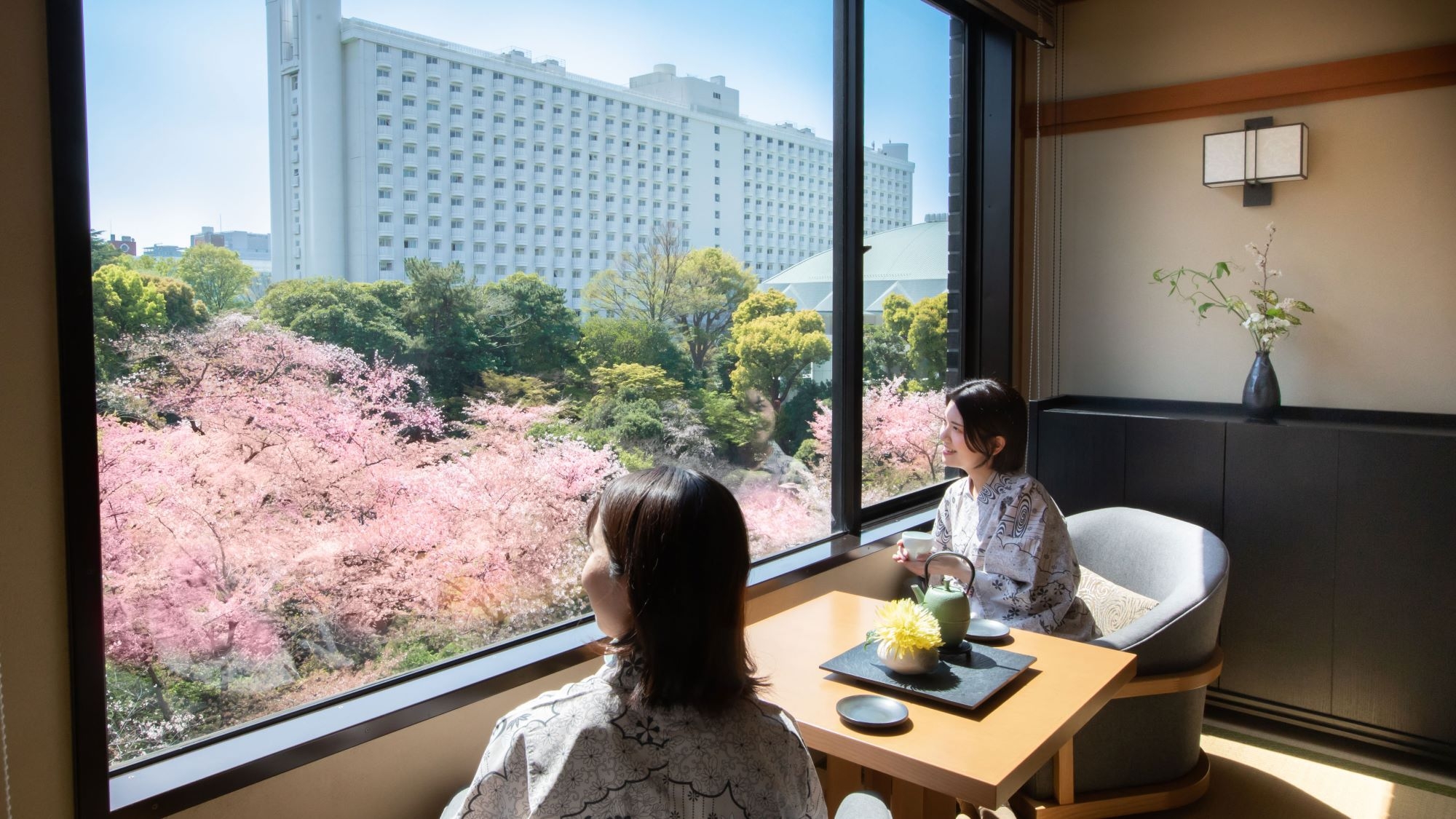 【春季限定】Sakura View Stay 都心の旅館で桜を愛でる旅（朝食＆ラウンジ利用特典付き）