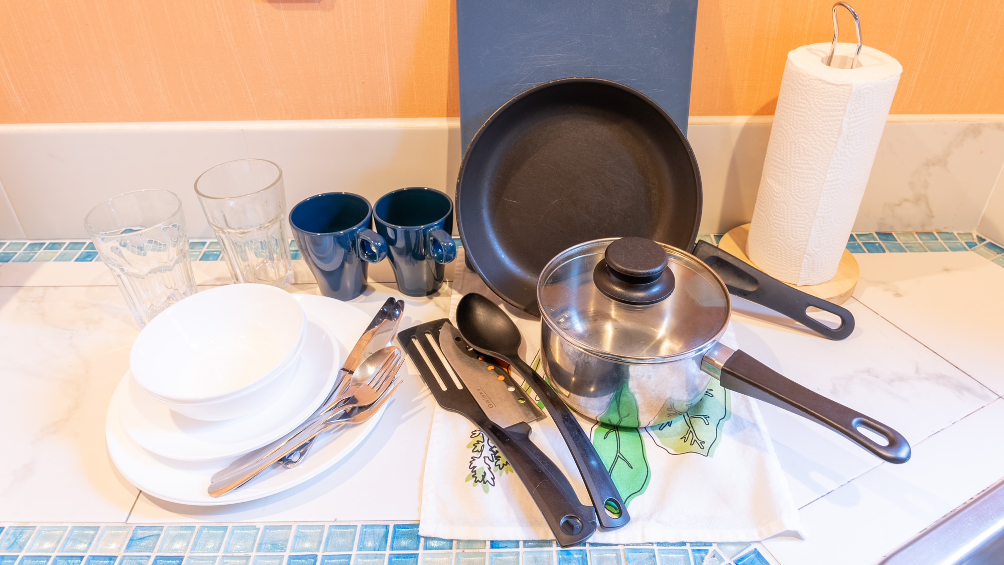 【客室設備/アメニティ】全棟キッチン付き。キッチン用具も揃っています