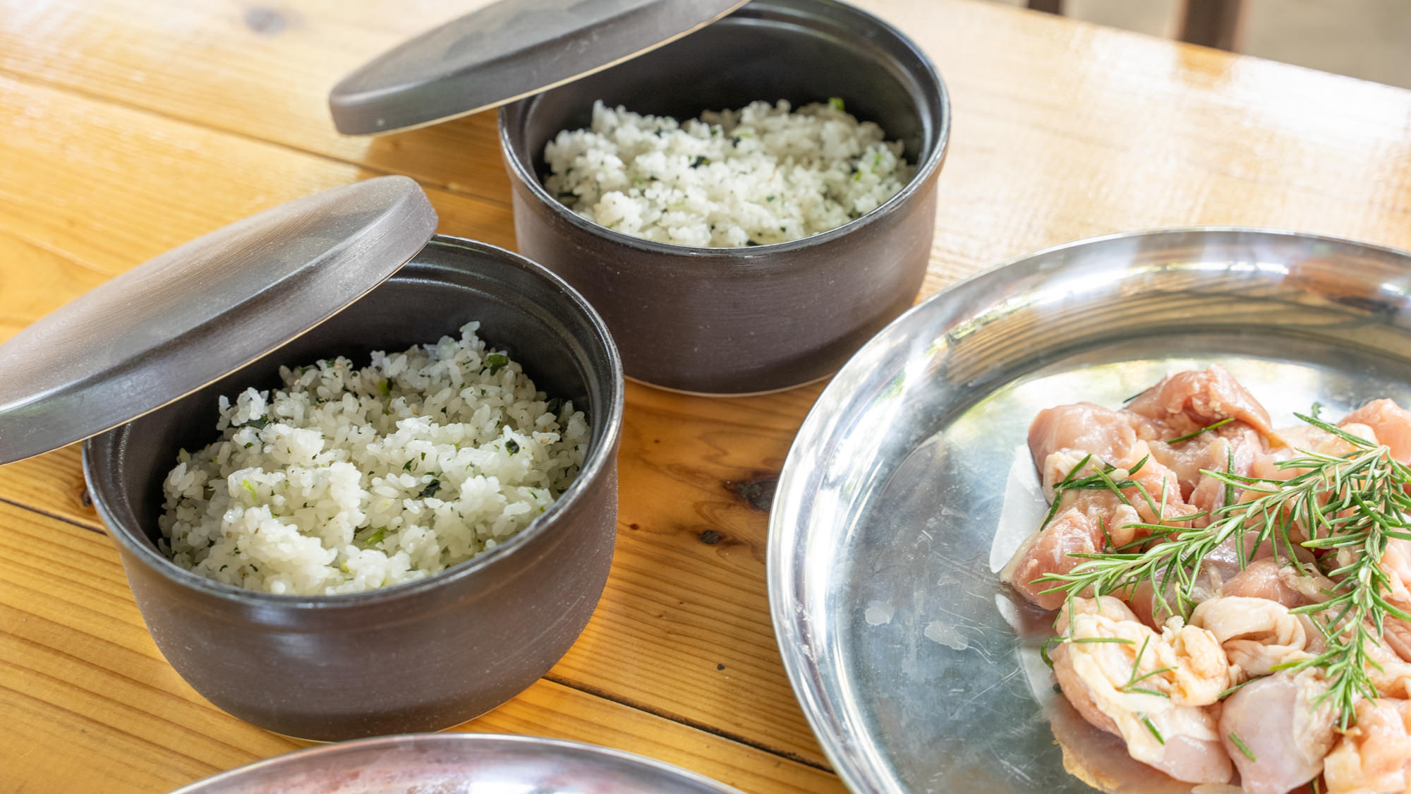 【BBQプラン】セット内容一例（4人分）ごはんもの