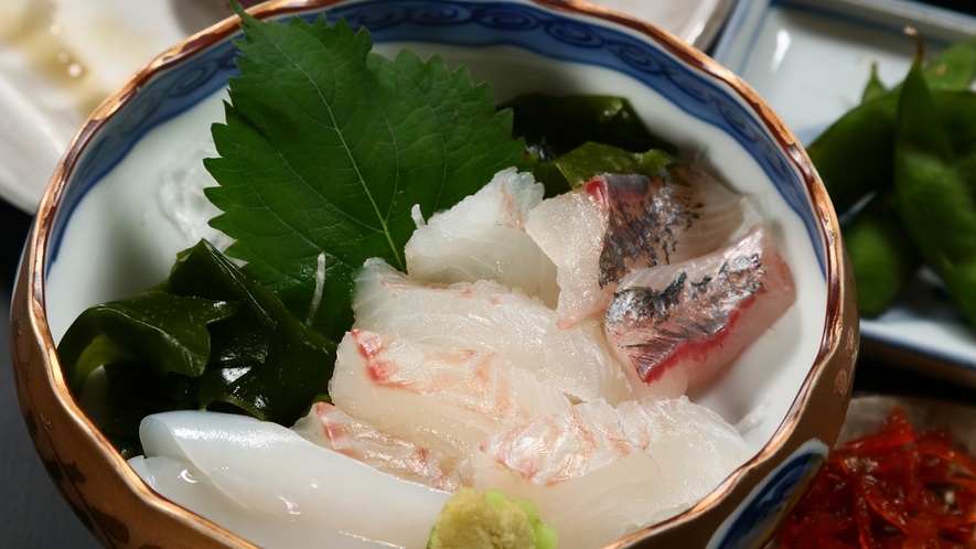 【お夕食】 鮮魚のお刺身