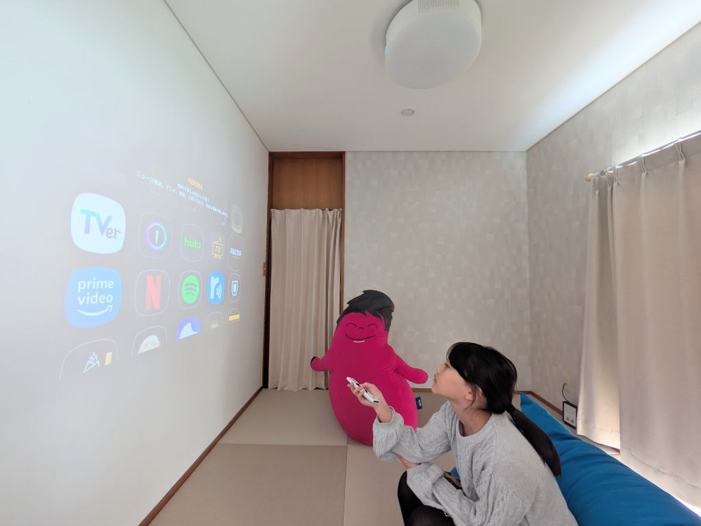 一戸建貸切露天風呂付10名用　シアター機能