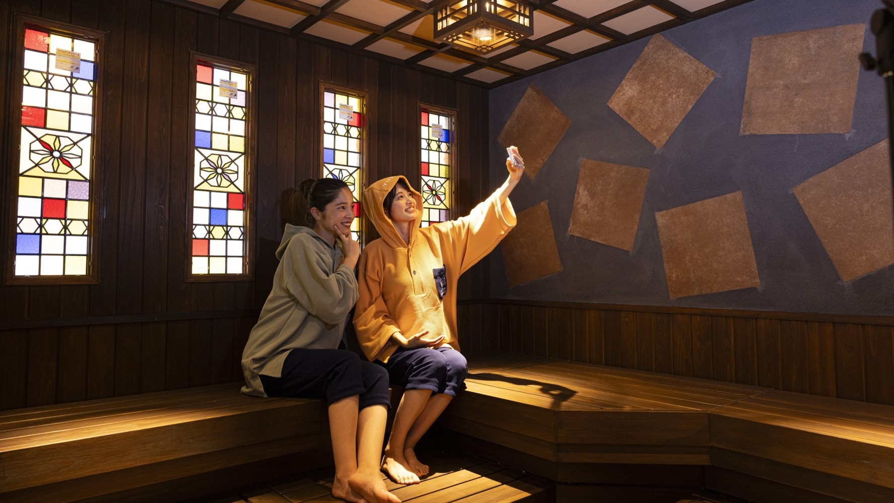 【YUKULU入浴券付】試合観戦や推し活後は温浴＆ホテルで一杯！アウェイ遠征応援≪朝食付き≫