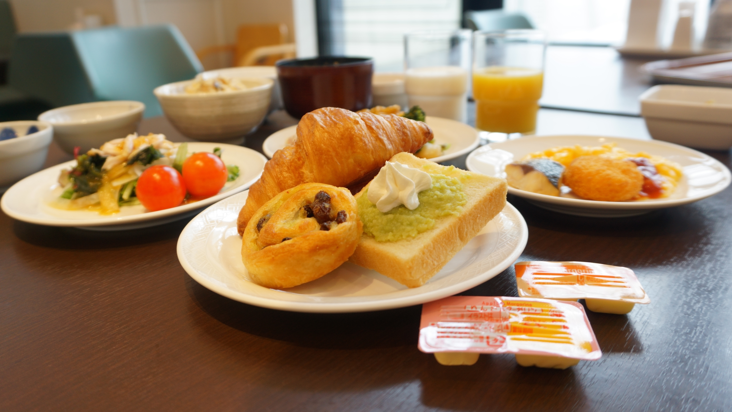 【朝食バイキング】盛り付け一例