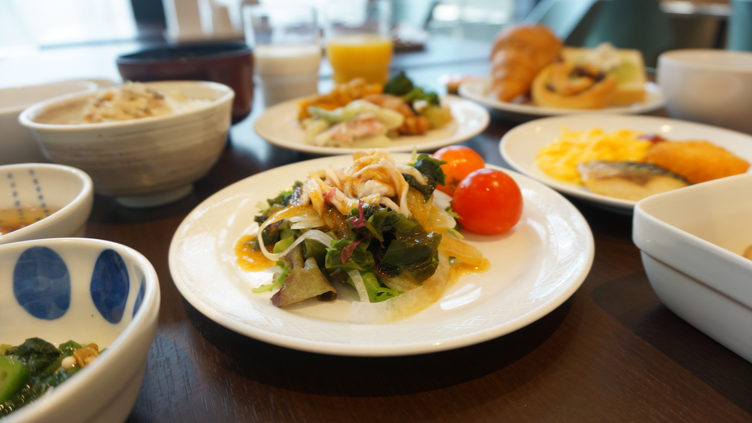 【朝食バイキング】盛り付け一例