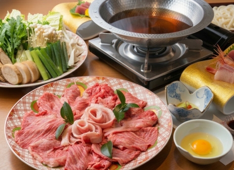 【和会席】熊野牛すきしゃぶ会席