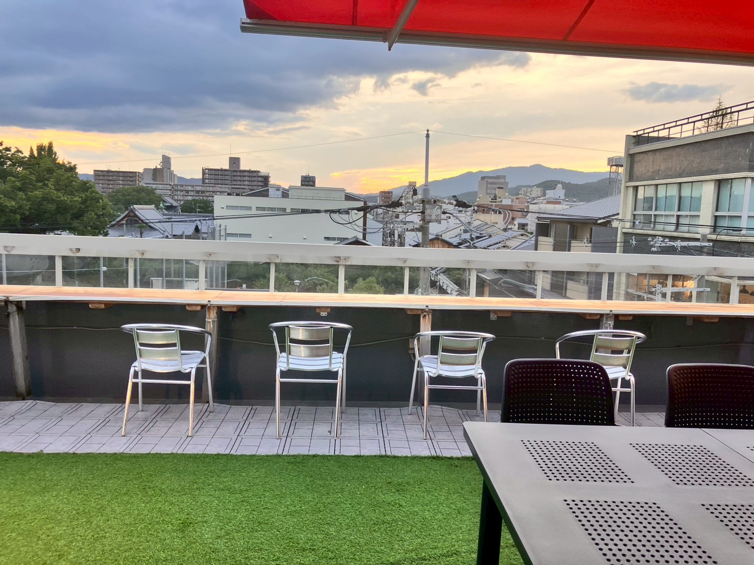 バルコニー西向き