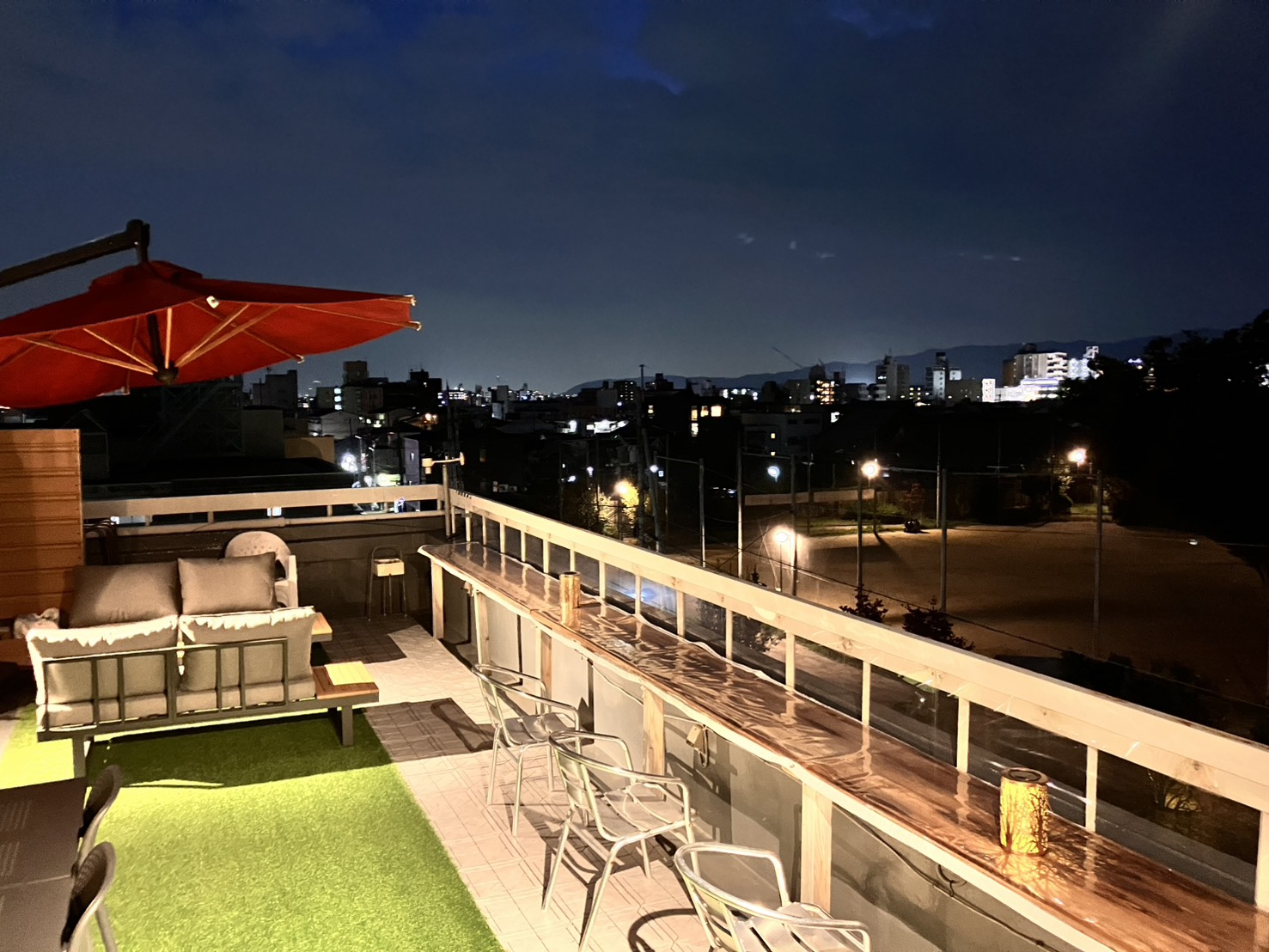 バルコニーからの景色