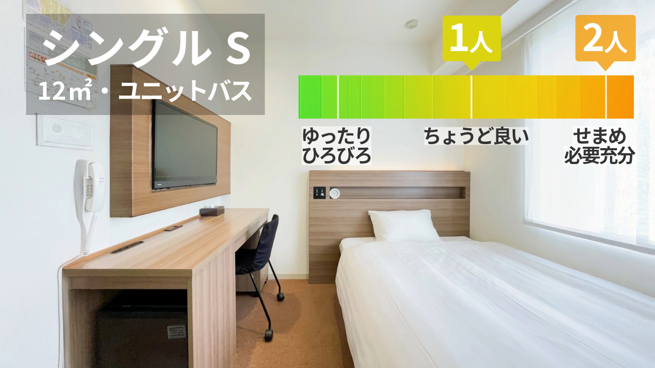 【12平米】シングルS（ユニットバス付）