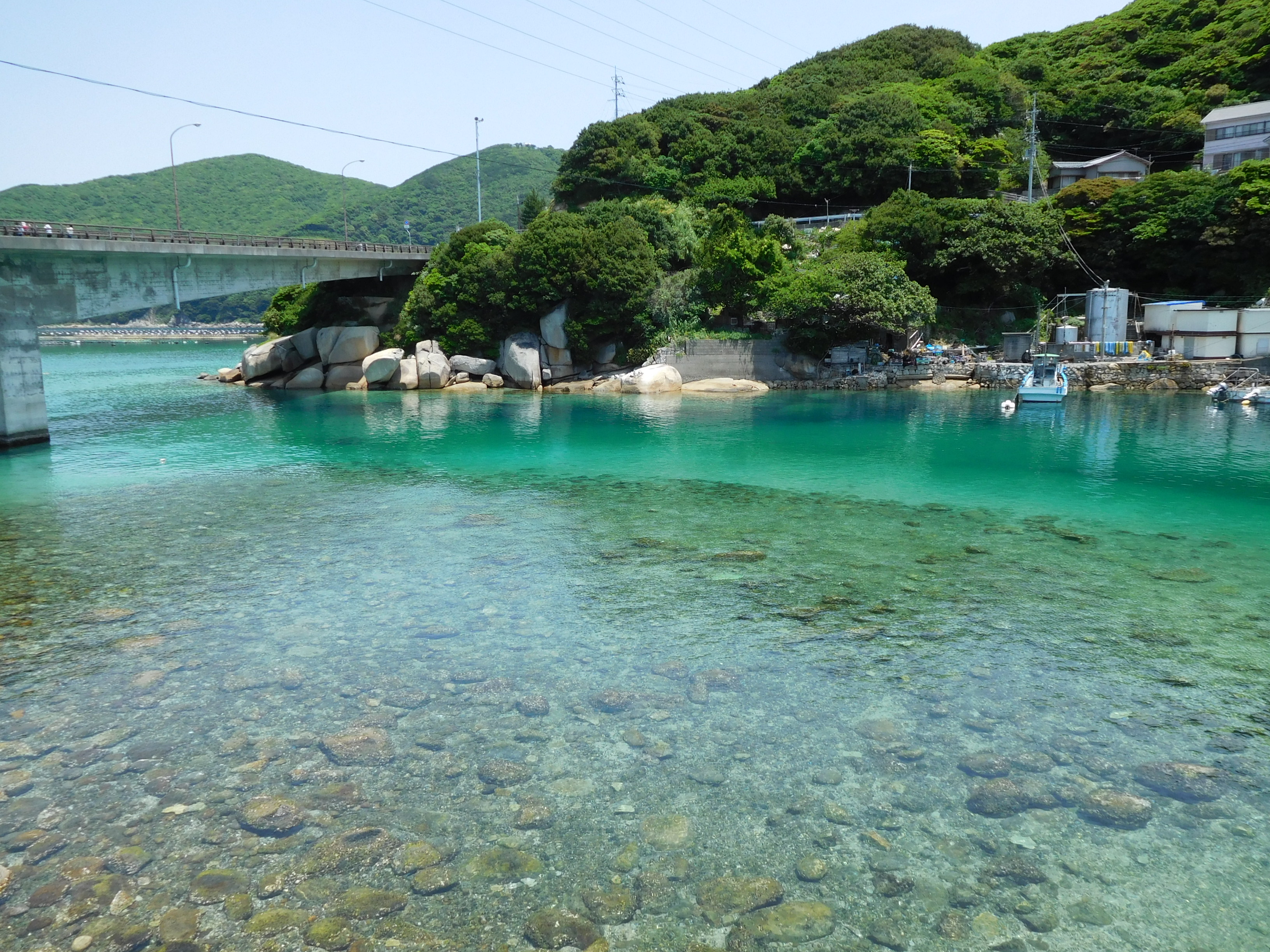 栢島　車で５０分　