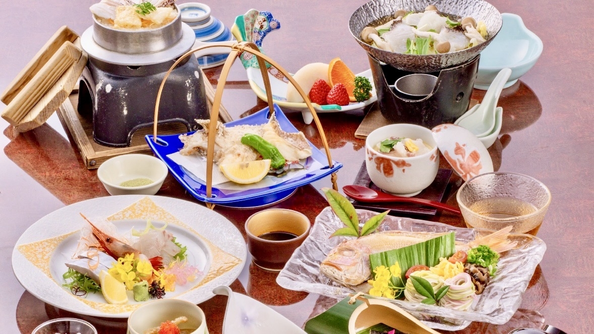 【夏季限定】愛媛のふるさと自慢！鯛づくし会席付きプラン
