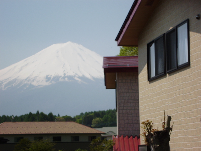 富士山はこんな感じで