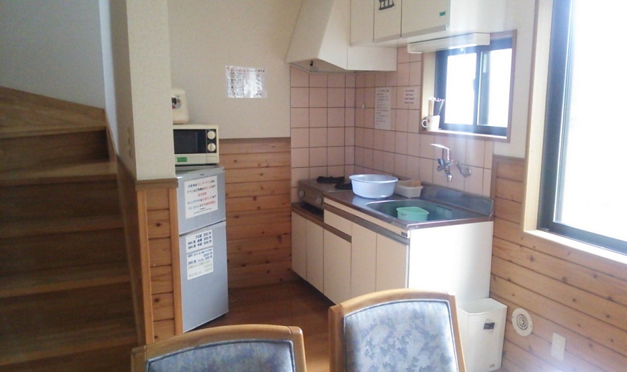 小型棟のキッチン