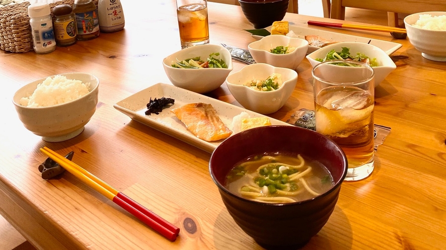 朝食の一例（和食）