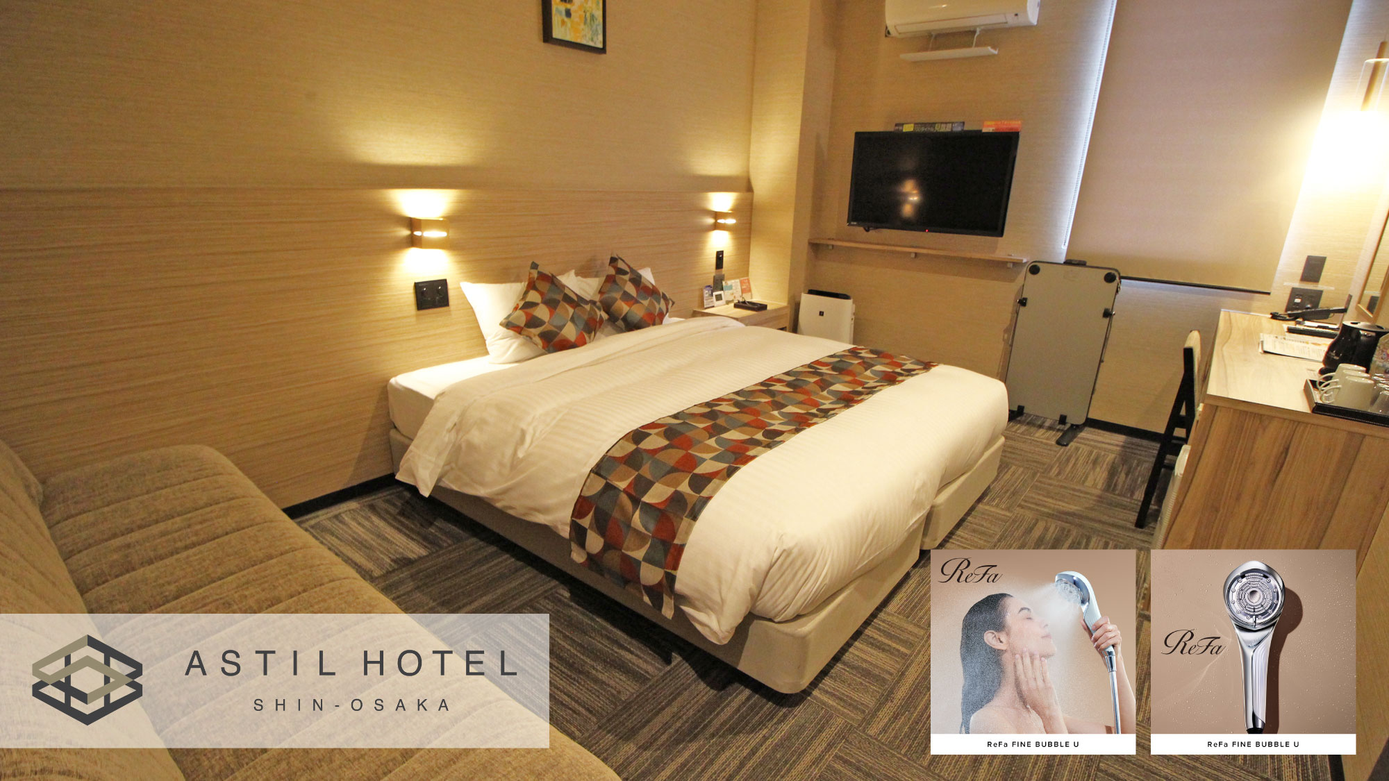 〈4・5F〉温かみのあるナチュラルな装い【クアッド】　Refaシャワーヘッド