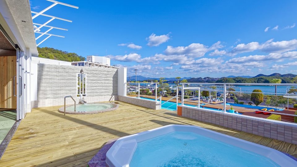 露天風呂 楽の湯(水着着用)