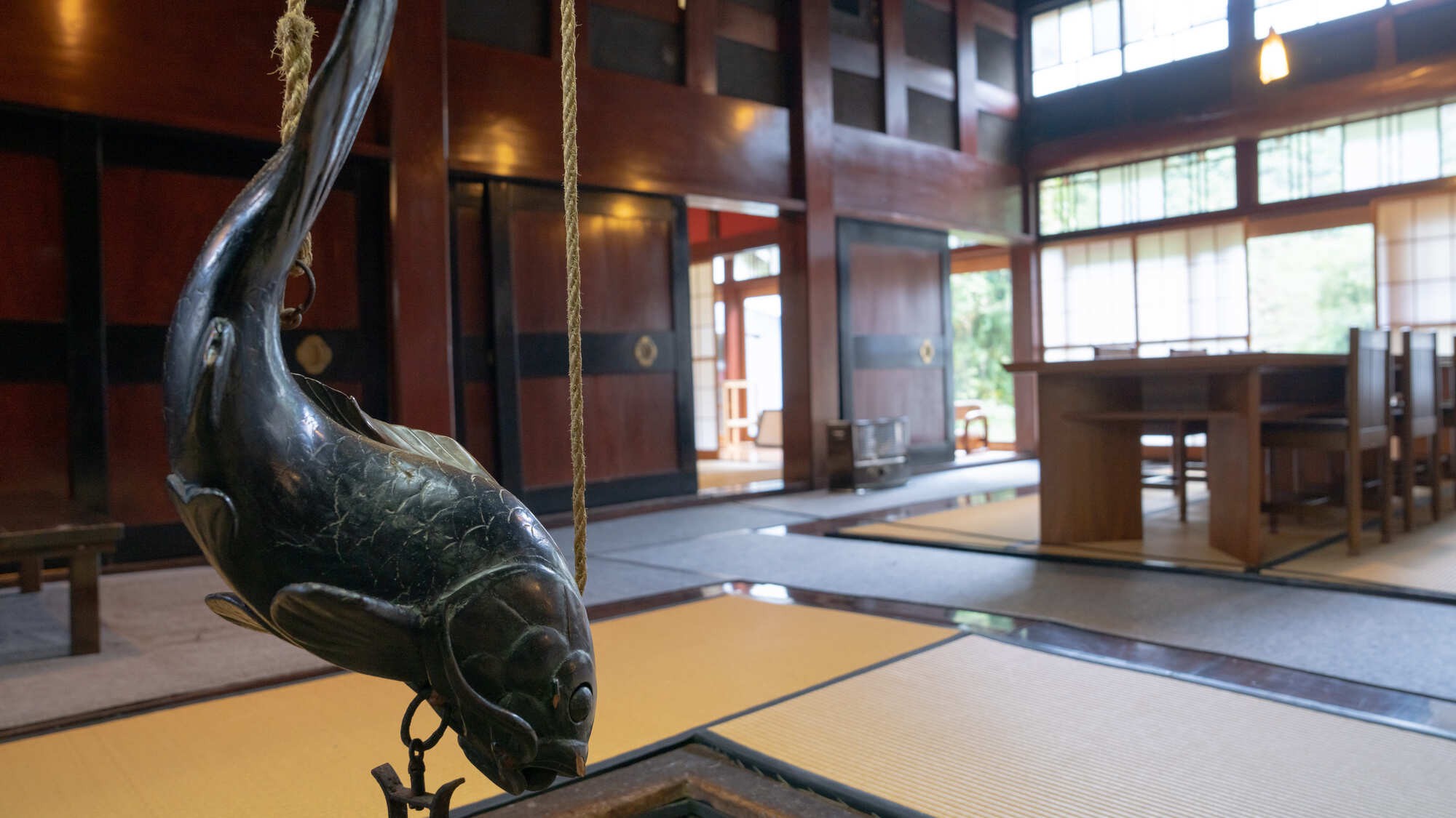 囲炉裏のある本館