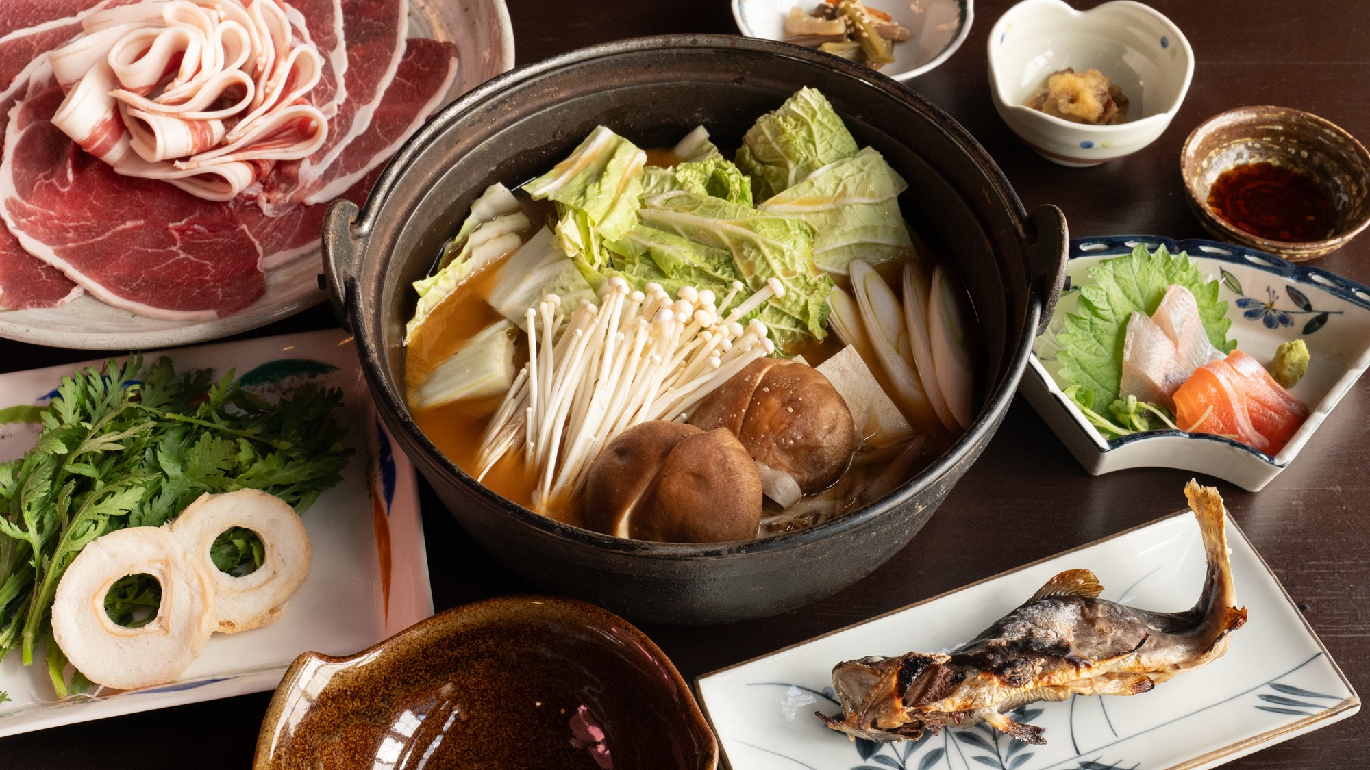 ぼたん鍋コース