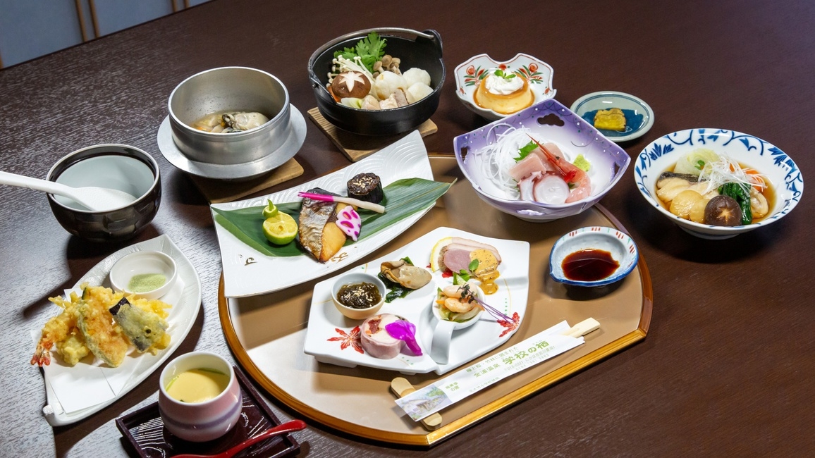 【福寿草プラン】旬の魚を味わう、心満たされる基本の御膳/2食付