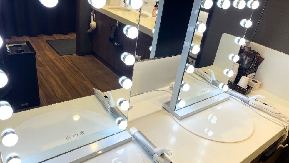 【カプセルフロア】パウダーコーナー