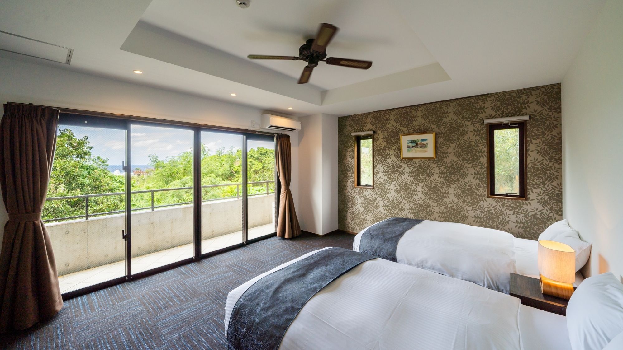 【1F - 森 - Forest -】3つの寝室と6つのベッド、大家族やグループでご利用ください。