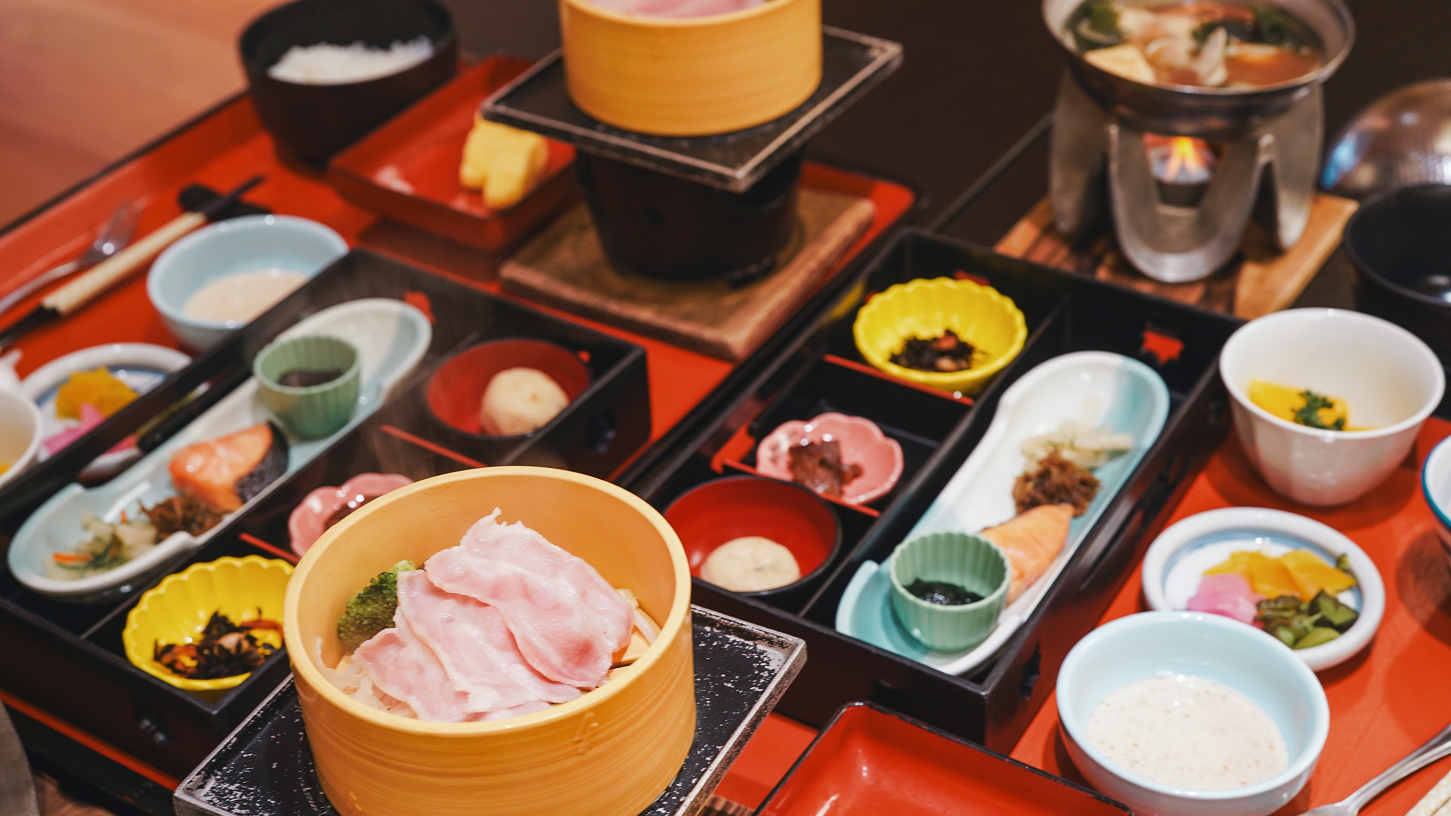 旬の食材を使用したこだわりの朝食です