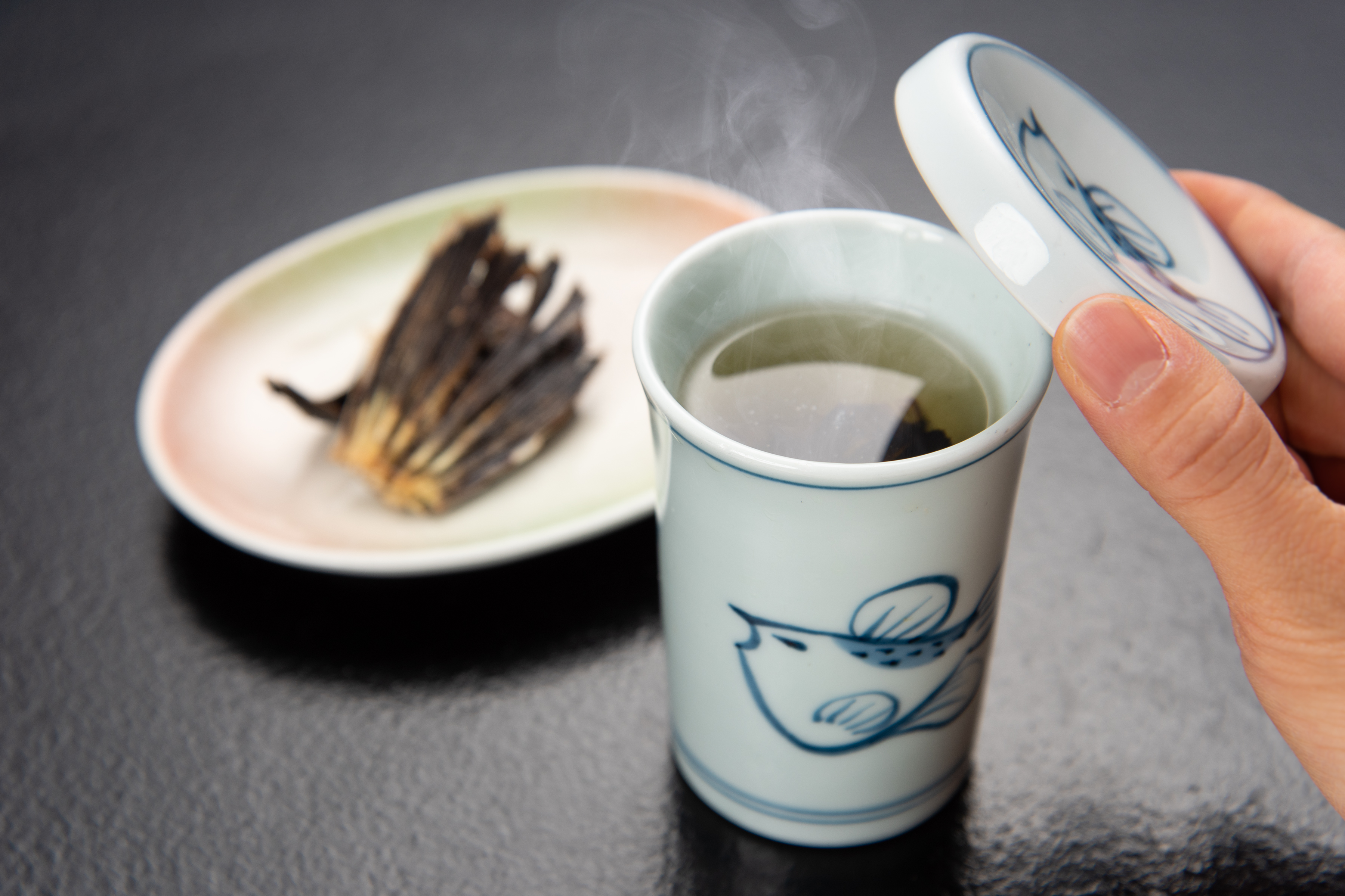 【夕食一例】熱々、ふぐ香るひれ酒