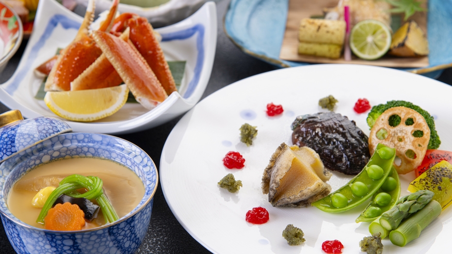 ＼グレードアップ／【新潟たべなせプラン】のどぐろ×本ズワイ蟹×あわびなど厳選特別料理【会場食】