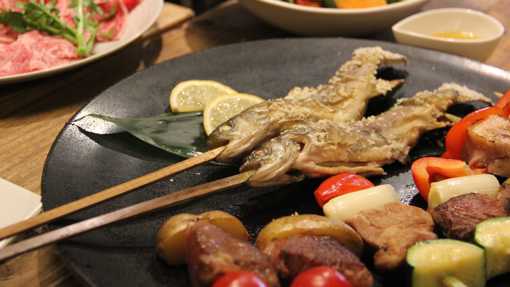 『プレミアムコース』串焼き