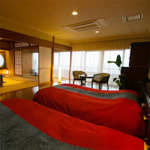 ◆ ห้องพักสไตล์ญี่ปุ่นและตะวันตก_Shimadzu-Bedroom- ◆